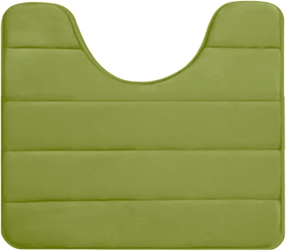 2024 Memory Foam U-Shape Bath Mat Green