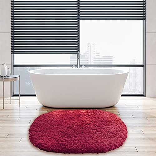 KELINFONG Bath Rug Set 27x18 Inch Non-Slip Microfiber