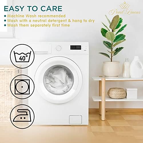 Pearl Linens 12-Pack Cotton Bath Mats White 18x25in