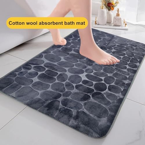 HOVTOIL Memory Foam Bath Mat Red