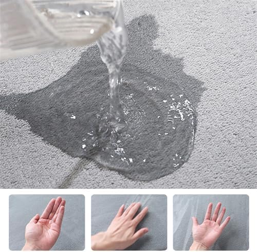 Insun Memory Foam Bath Runner Absorbent Non-Slip Grey 16x24