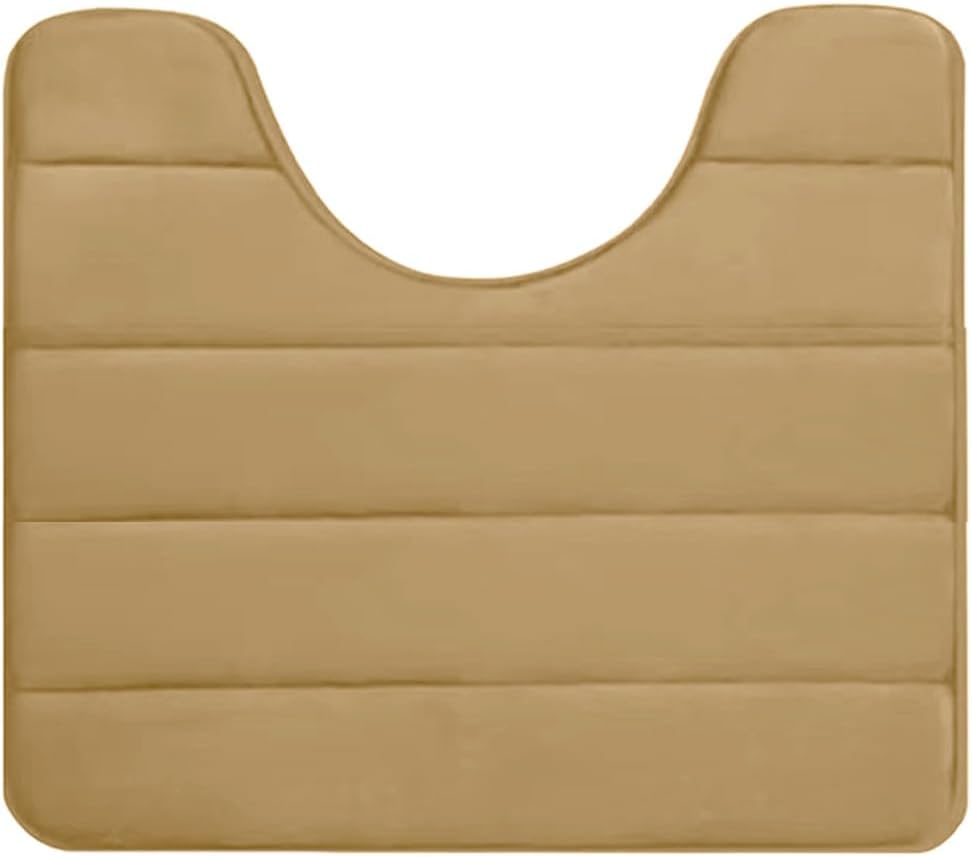 2024 Memory Foam Bath Mat U Shape Non-Slip 1
