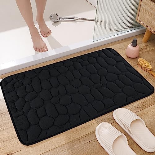 HOVTOIL Memory Foam Bath Mat Red