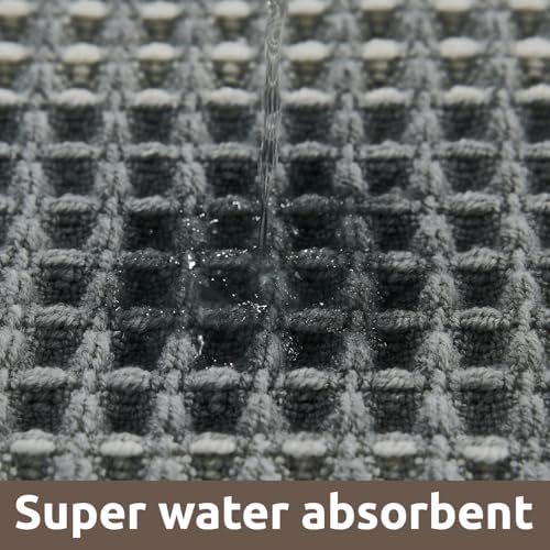 AMOAMI Waffle Bath Mat 17 x 24