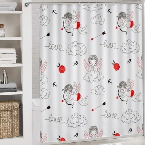 Kuizee Valentines Day Cute Kids Bathroom Accessories Set