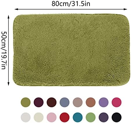 Soft Non-Slip Bathroom Rug Set - Machine Washable