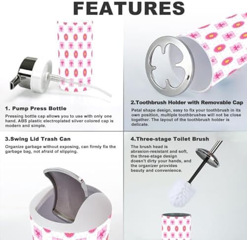 Happy Mother Day 6-Piece Bathroom Accessory Set