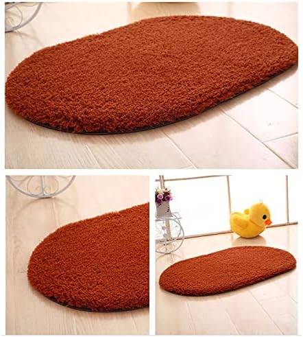 Gooddyiyukey 27x18 Inch Shaggy Non-Slip Bath Rug Set