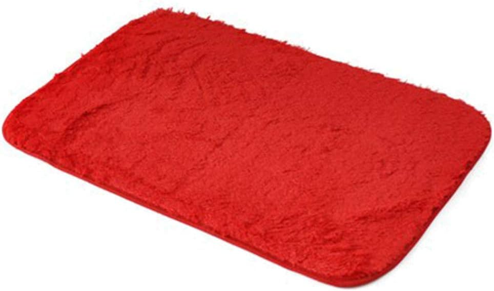Konxxtt Super Soft Memory Foam Bath Mat - Red 40x60cm
