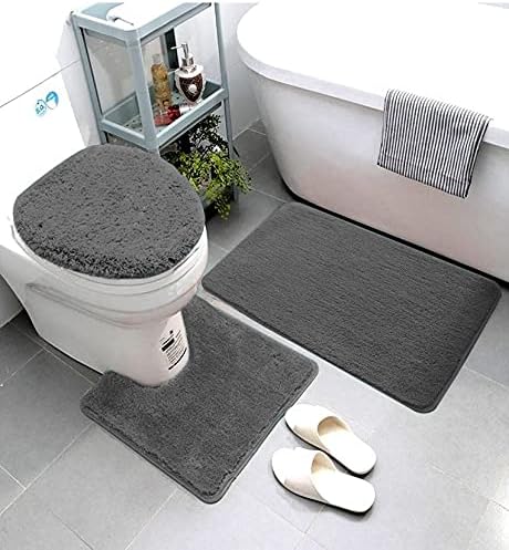 Smart Linen 3 Piece Bathroom Rug Set