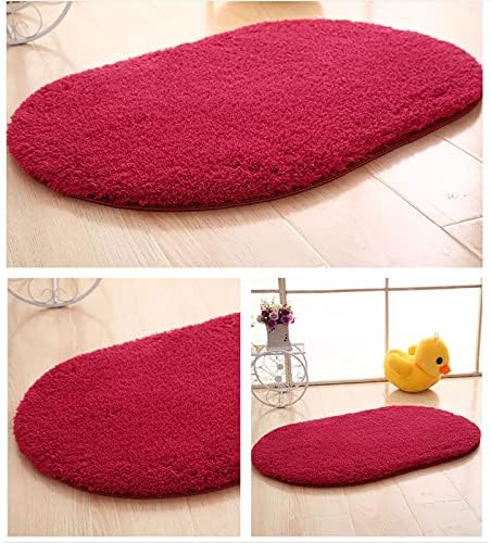 KELINFONG Bath Rug Set 27x18 Inch Non-Slip Microfiber