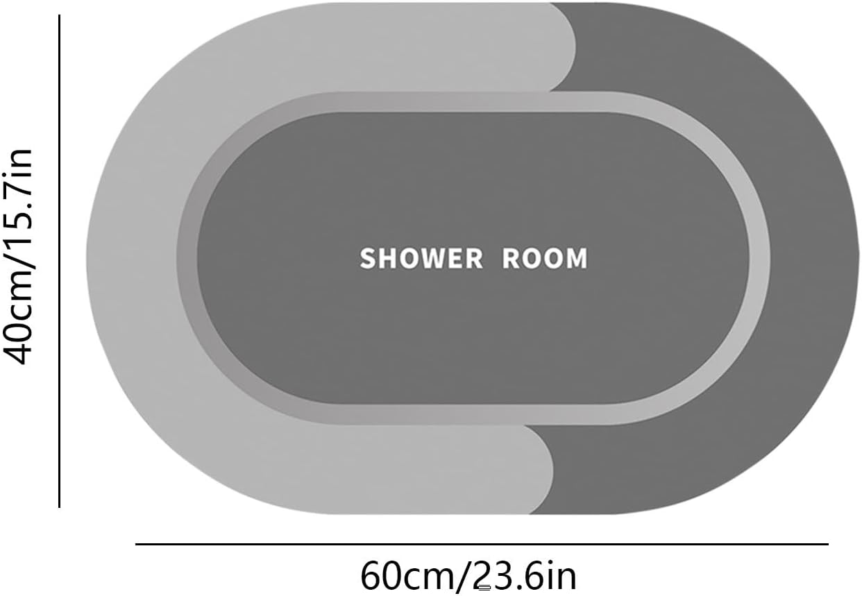 Super Absorbent Quick Drying Bath Rug 16x24in