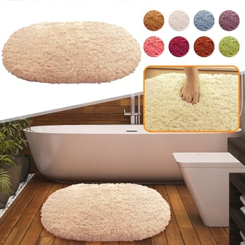 Luxury Microfiber Plush Bathroom Mat 24 x 16