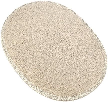 Scceatti Non-Slip Bath Mat 16x12In Khaki