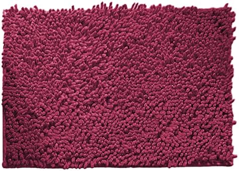 Extra Soft Chenille Bath Mat 24 x 16 Inch Non-Slip