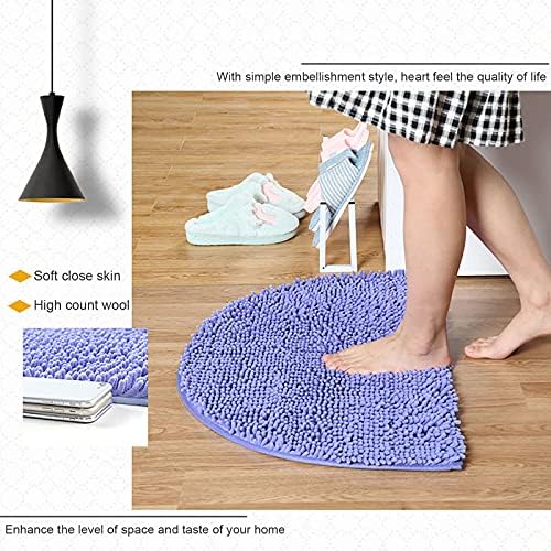 20 X 14 Non-Slip Bath Rug Set Absorbent Plush Microfiber