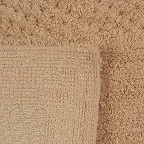 Home Weavers Classy Bathmat Set 3 Piece Non-Slip Linen
