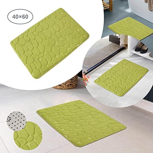Extra Soft Washable Bath Rug 16x24 Non-Slip Bathroom Mat