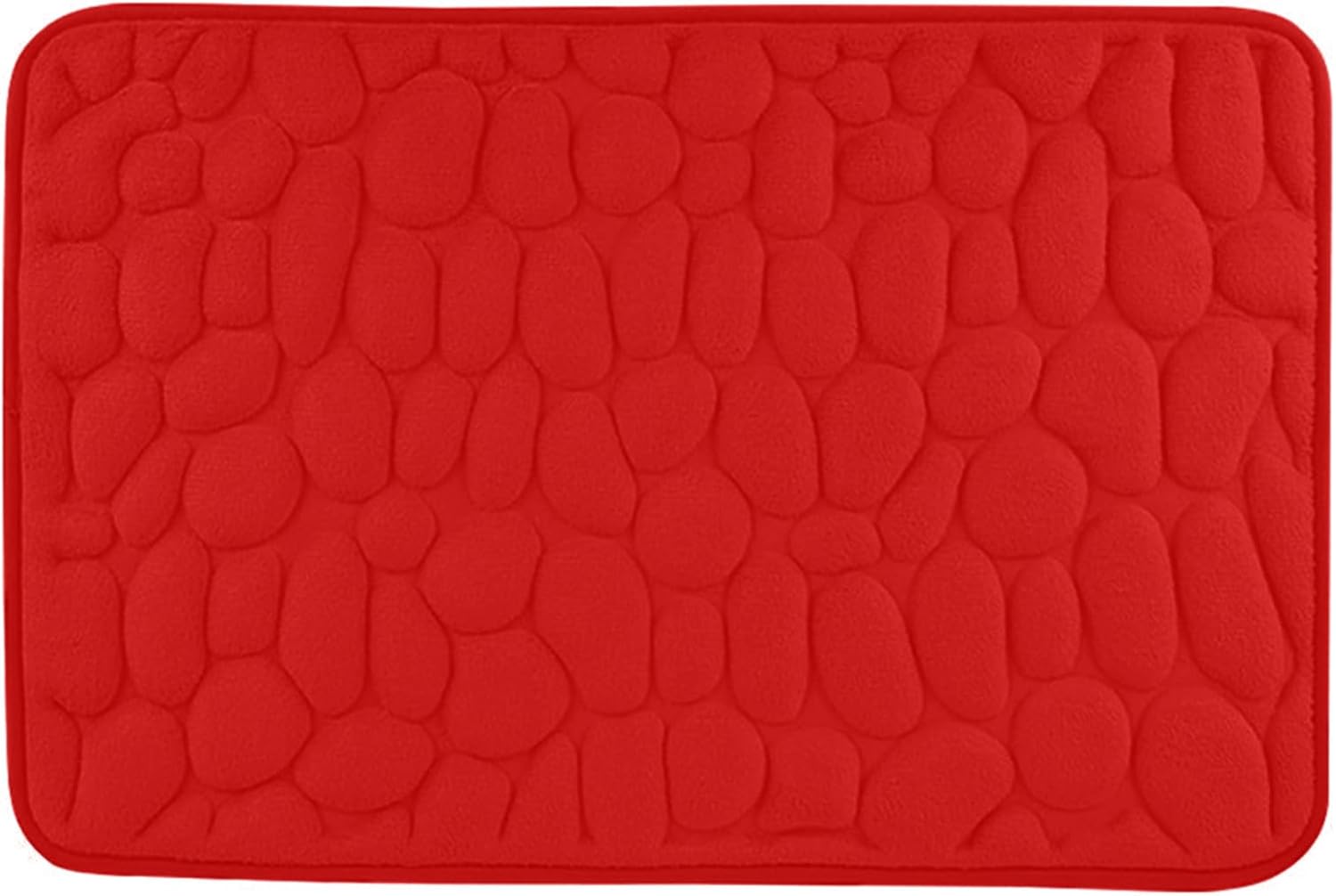 HOVTOIL Memory Foam Bath Mat Red