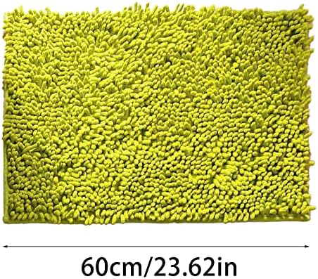 Extra Soft Chenille Bath Mat 24 x 16 Inch Non-Slip