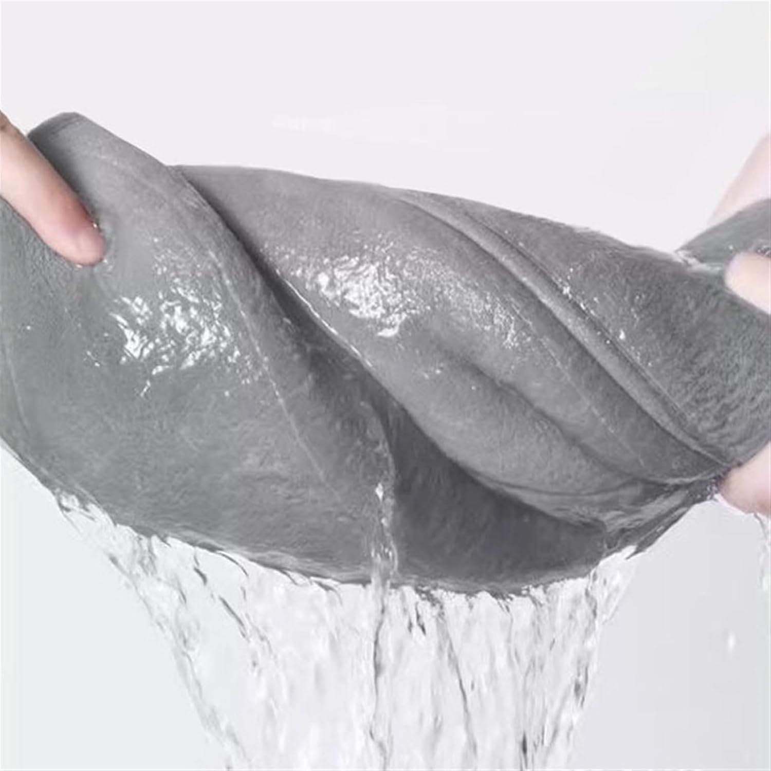 Insun Memory Foam Bath Runner Absorbent Non-Slip Grey 16x24