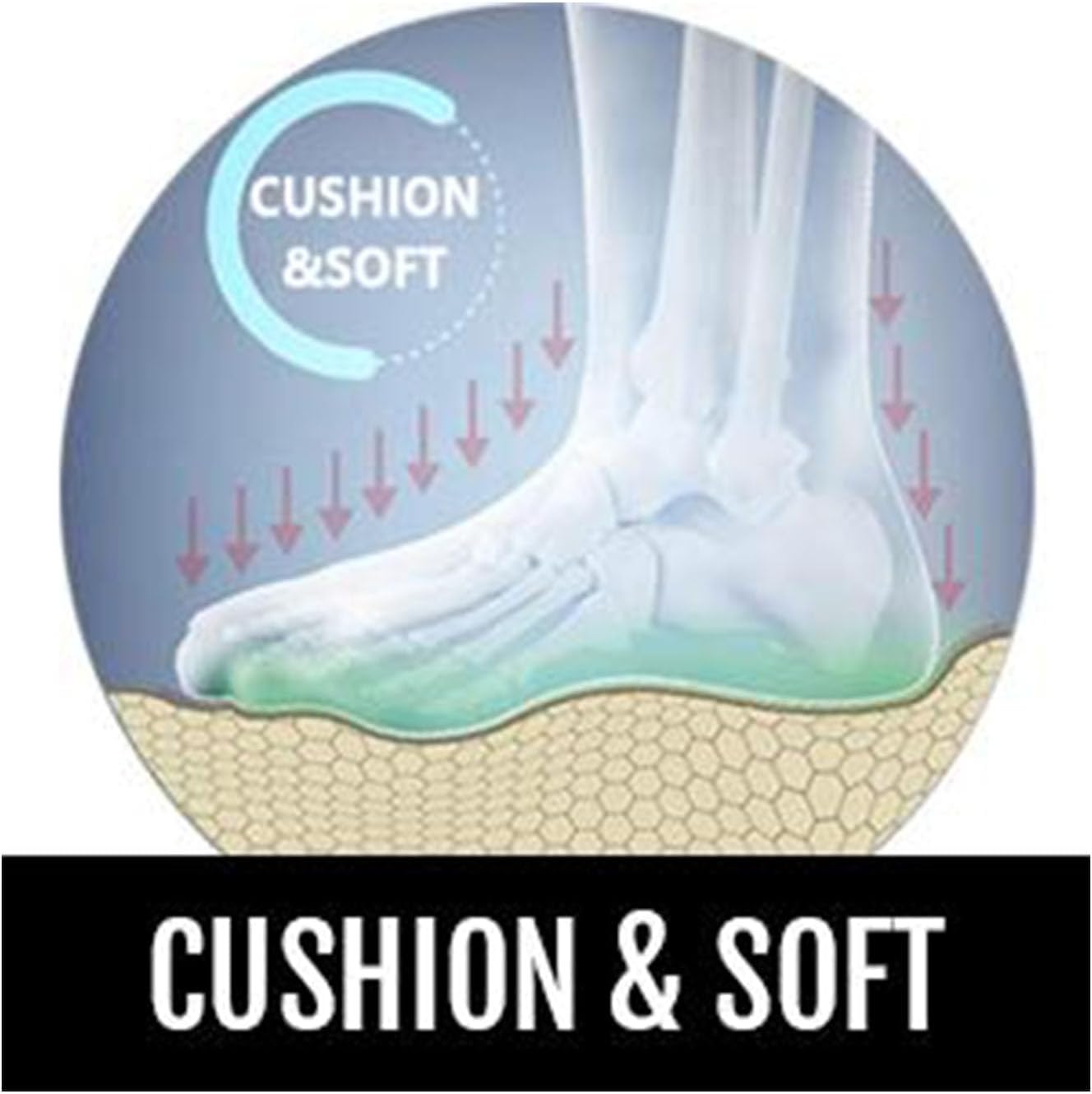CAPSCEOLL Memory Foam Bath Mat Set of 3