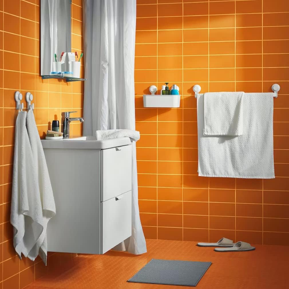 I-K-E-A Fintsen Bath Mat Gray 16x24 Inches 1