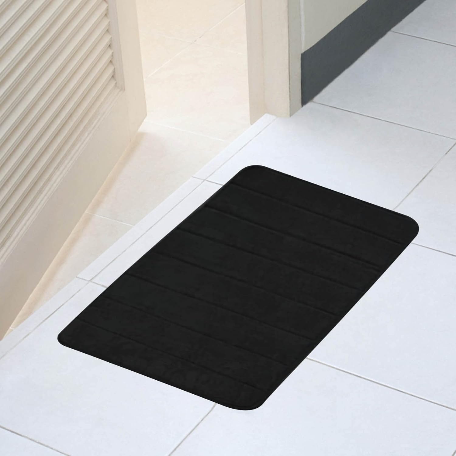 Memory Foam Bathroom Rug 24x16 Inch Non-Slip and Machine Washable
