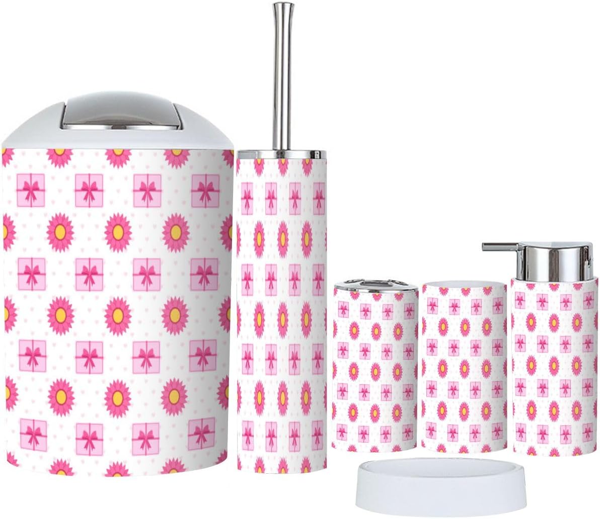 Happy Mother Day 6-Piece Bathroom Accessory Set