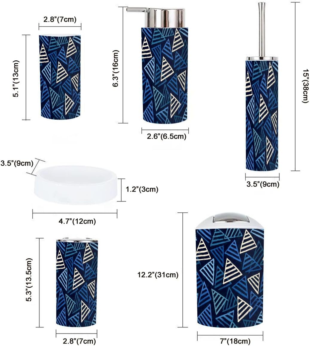 Boho Abstract Bathroom Accessory Set for Kids