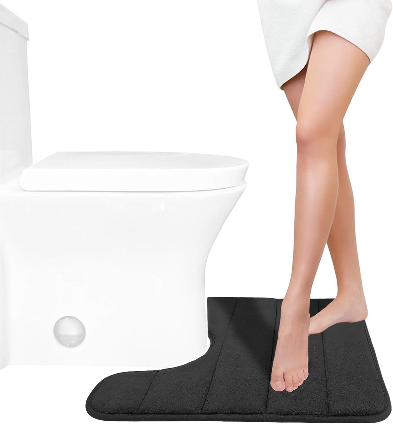 2024 Non-Slip Memory Foam Bath Mat U Shape
