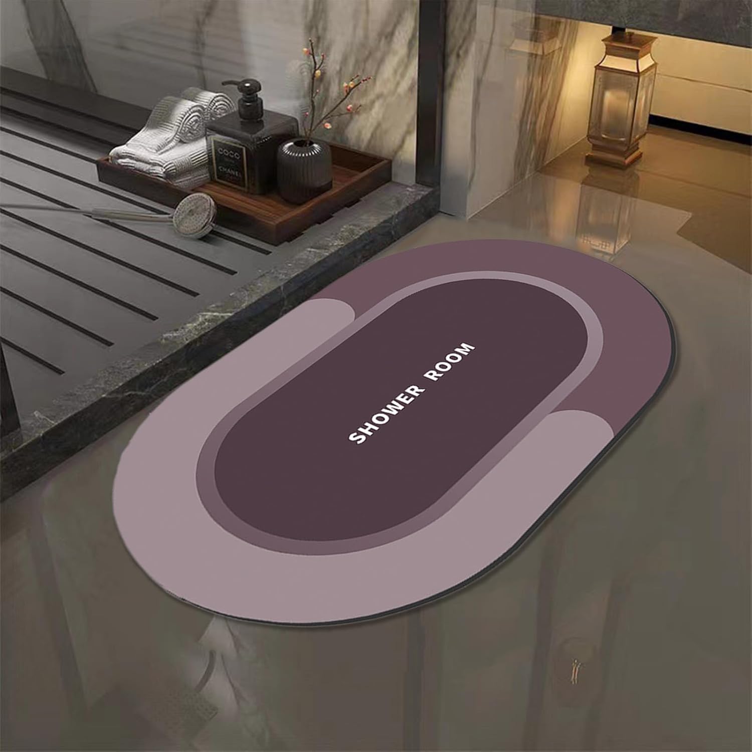 Modernized Magic Bath Mat - Non Slip Super Absorbent Quick Dry