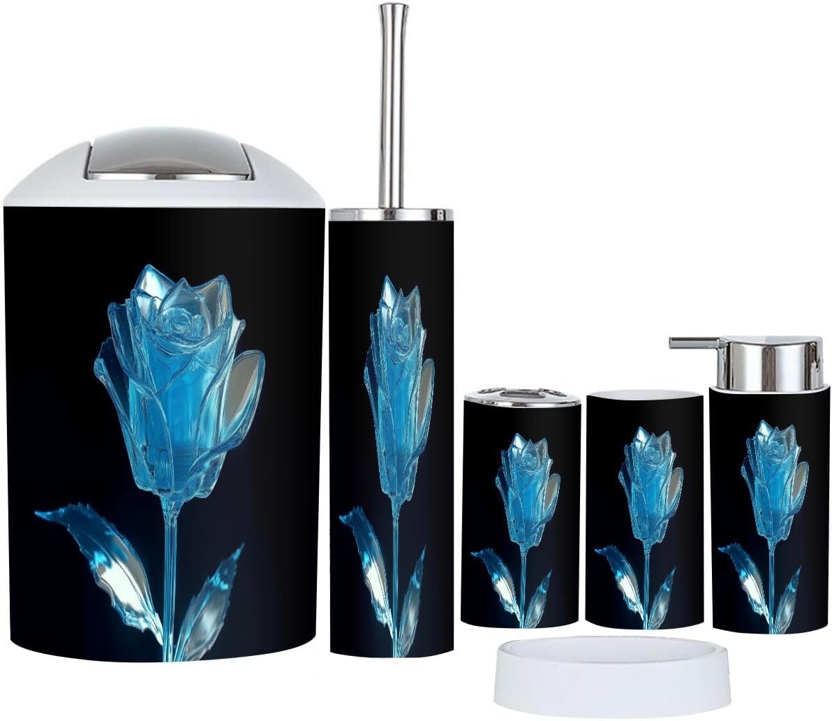 TRANQDEHOM Bathroom Accessory Set 6 Piece