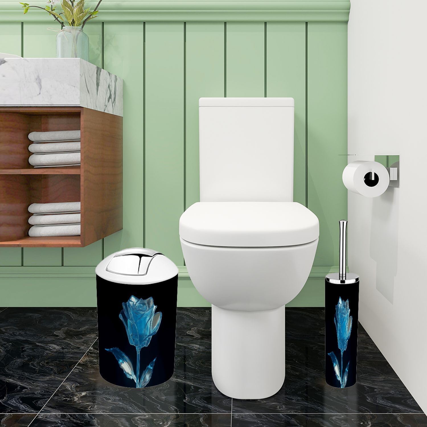 TRANQDEHOM Bathroom Accessory Set 6 Piece