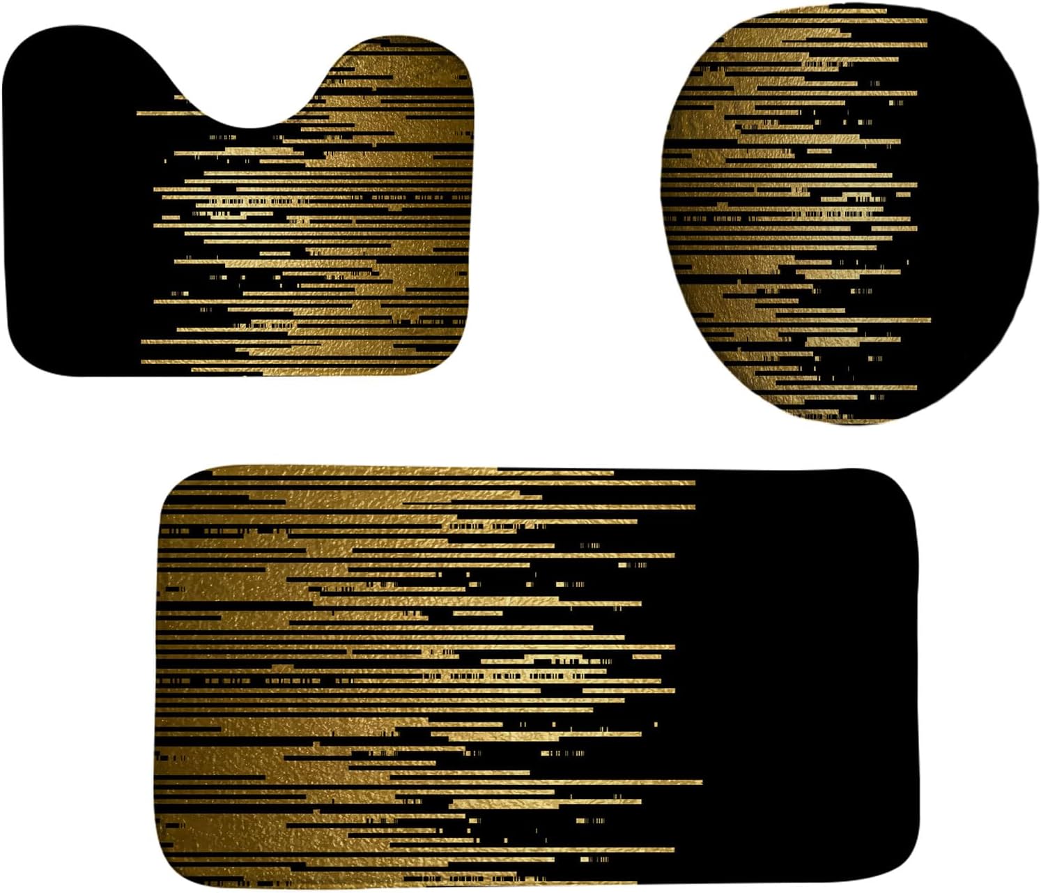 CAPSCEOLL Memory Foam Bath Mat Set of 3