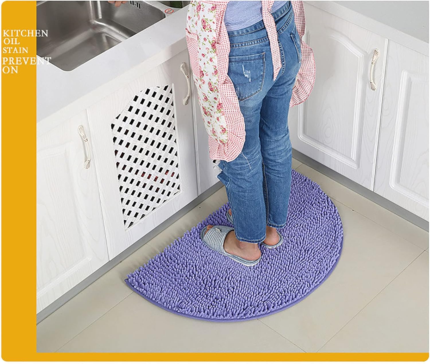 20 X 14 Non-Slip Bath Rug Set Absorbent Plush Microfiber