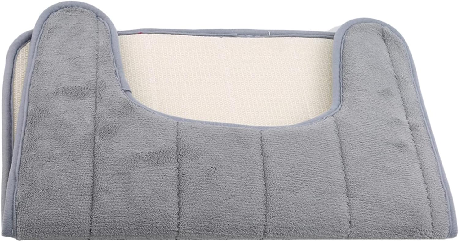 QXPDD Bath Mats Non Slip Memory Foam U Shape Rug
