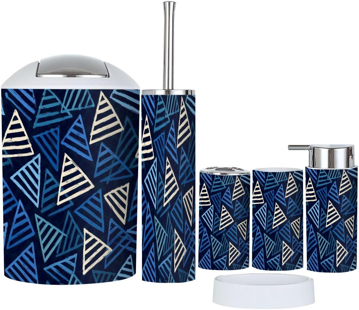 Boho Abstract Bathroom Accessory Set for Kids