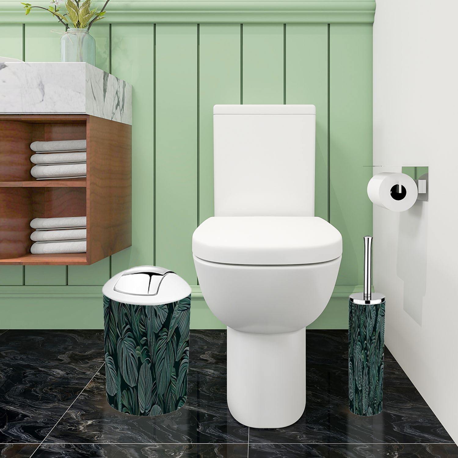 Boho Luxury Bathroom Accessory Set 6 Piece