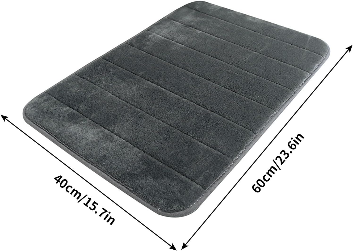 Soft Velvet Bath Mat with Non-Slip Design