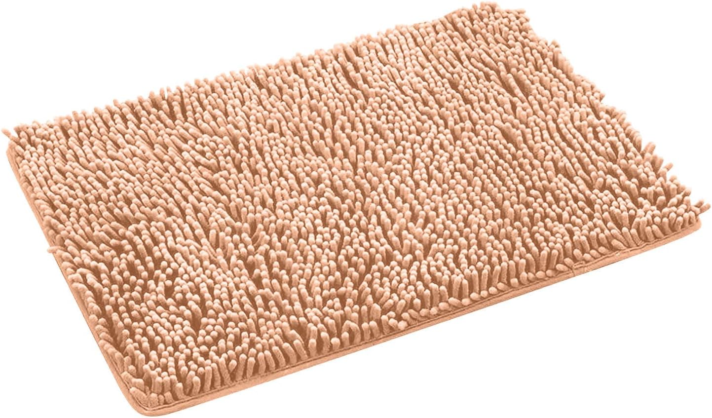 Gooddyiyukey Boho Bath Rug 27x18 Non-Slip Absorbent