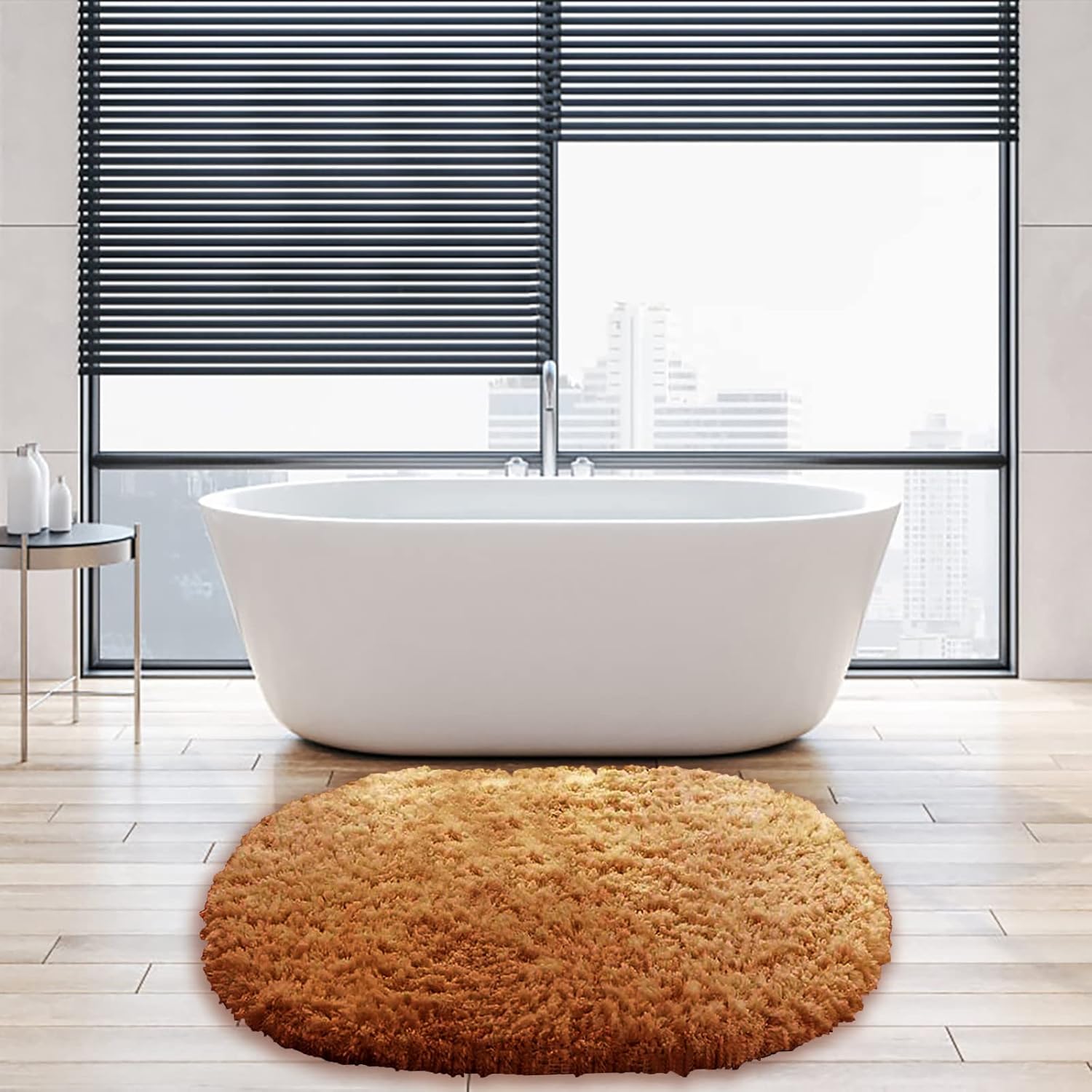 KELINFONG Bath Rug Set 27x18 Inch Non-Slip Plush