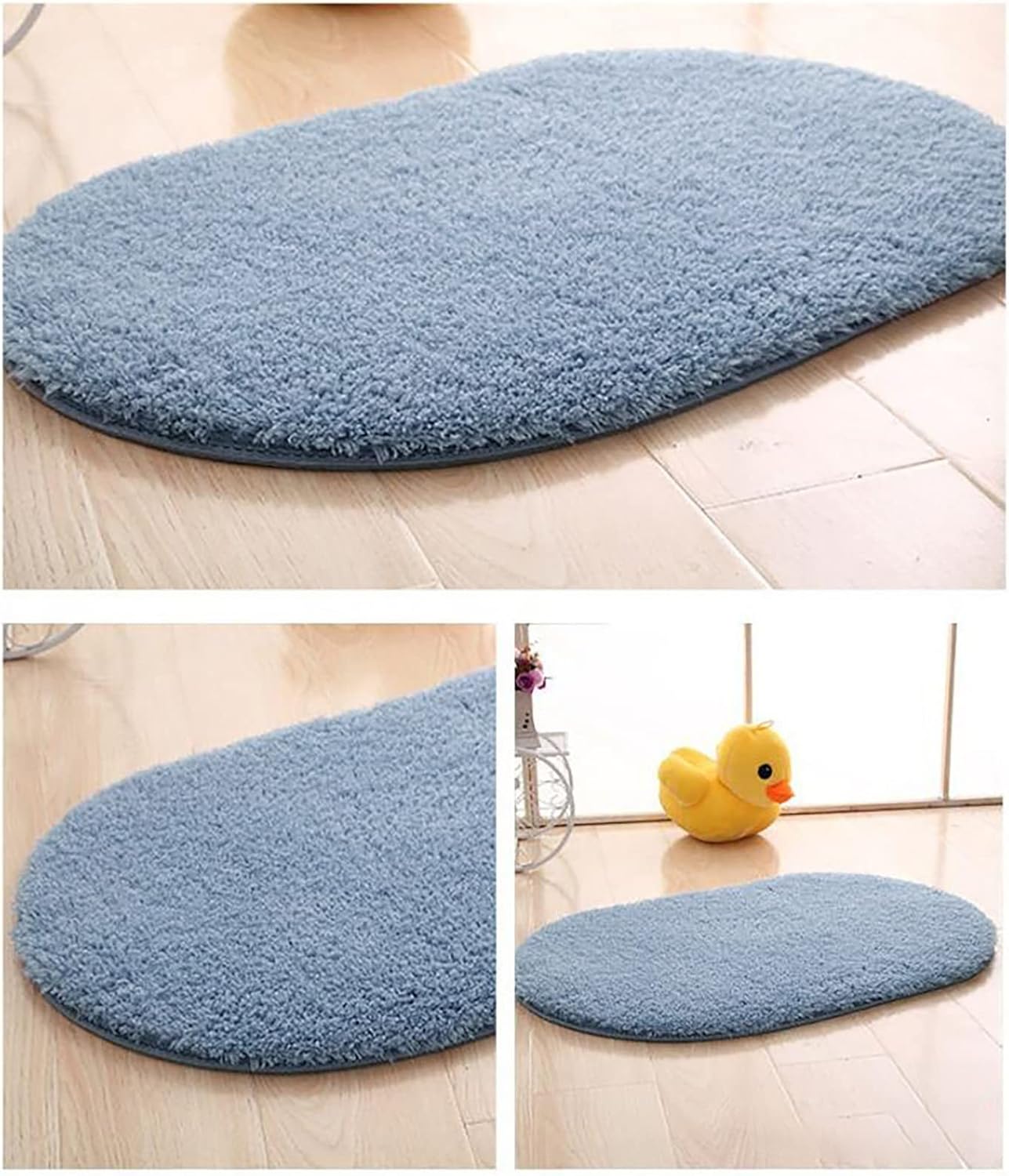 Gooddyiyukey Non-Slip Bath Rug Set 27x18 Inch
