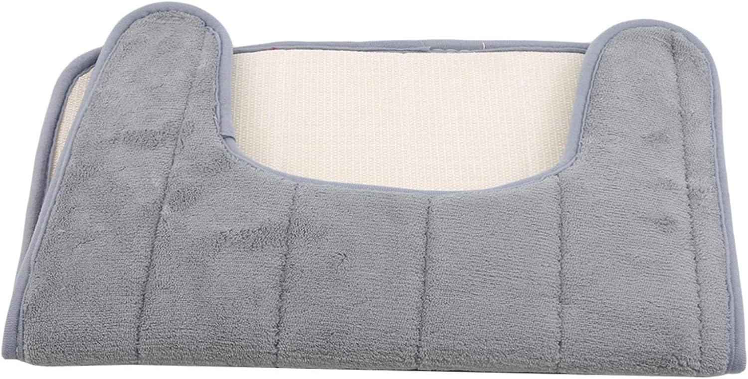 QXPDD Bath Mats Non Slip Memory Foam U Shape Rug