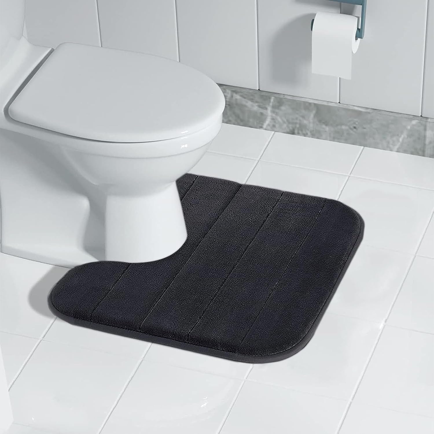 2024 Non-Slip Memory Foam Bath Mat U Shape