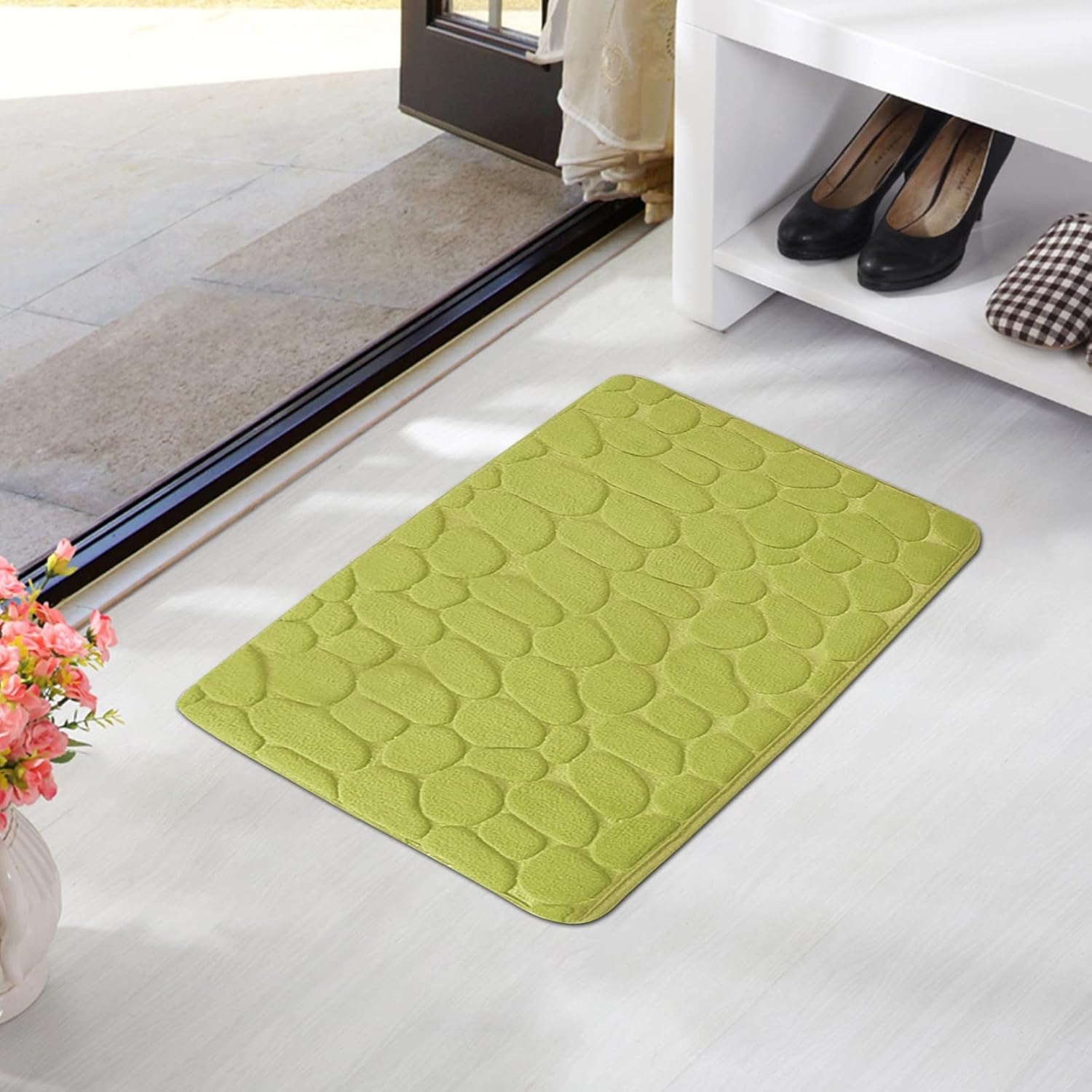 Extra Soft Washable Bath Rug 16x24 Non-Slip Bathroom Mat