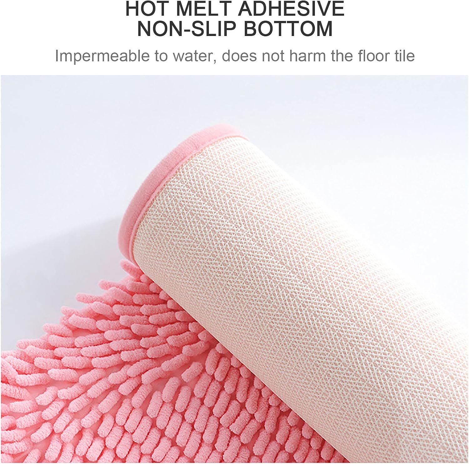 20 X 14 Non-Slip Bath Rug Set Absorbent Plush Microfiber