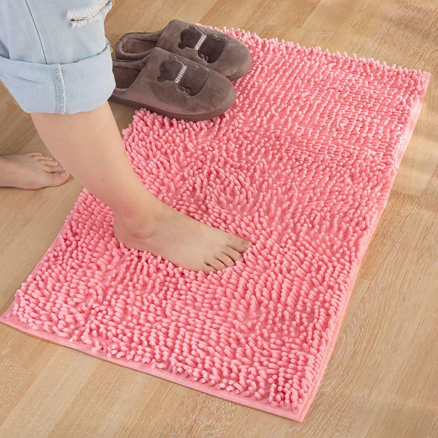 Luxury Chenille Shaggy Bath Rug 20 x 12