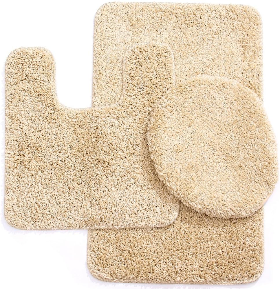 BH Home Linen 3 Piece Spa Rug Set