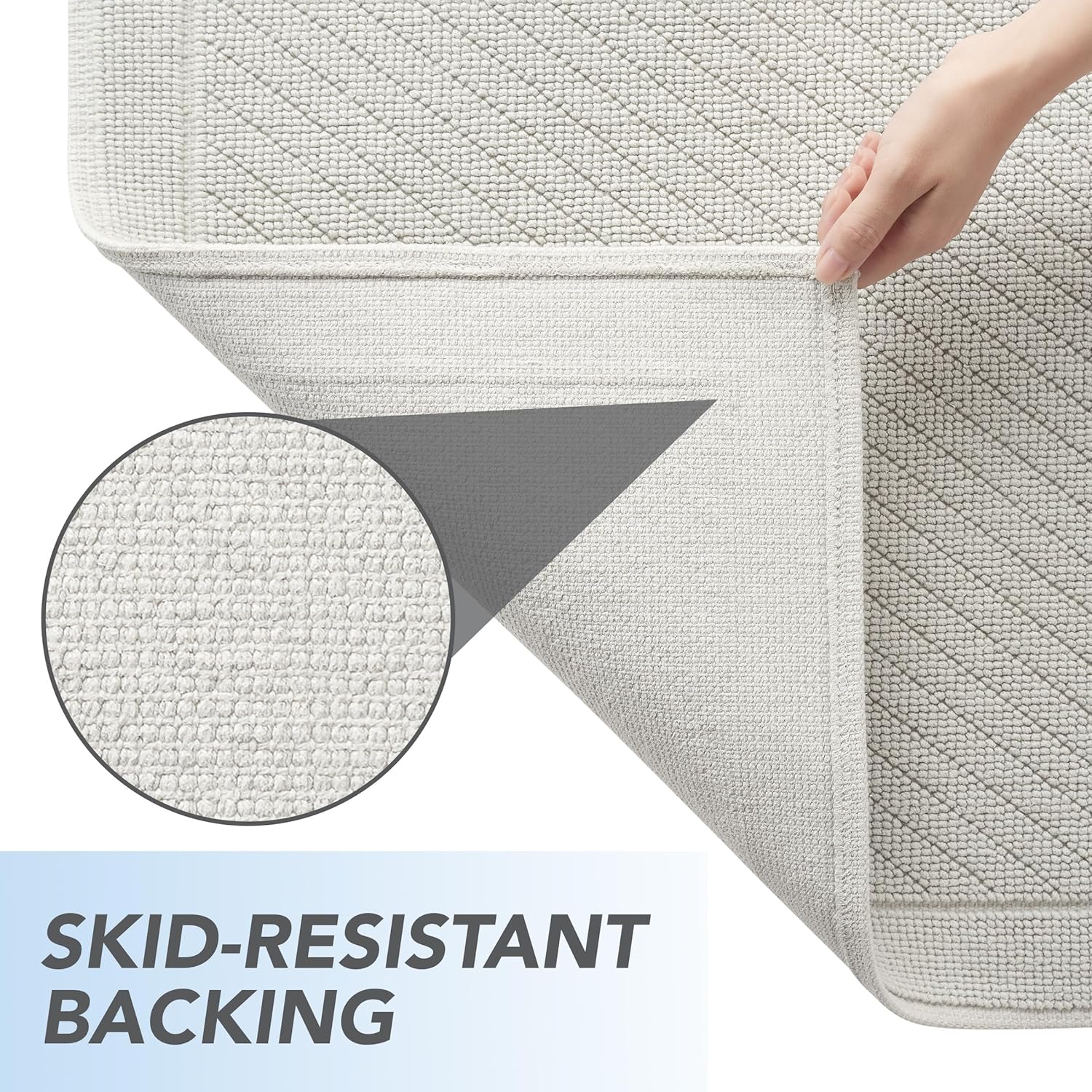 Arkwright 2-Piece Cotton Bath Rug Set - Grey